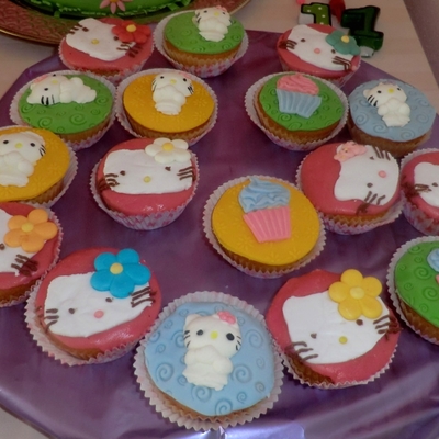 Hello Kitty Cupcakes