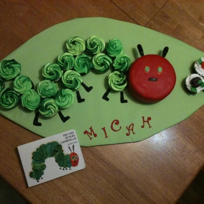 Hungry Caterpillar Cupcakes