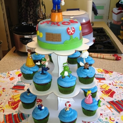 Nintendo Birthday Cake