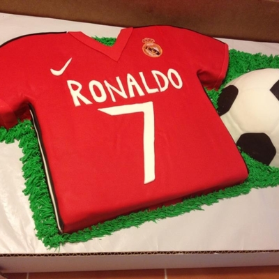Real Madrid Soccer Cake