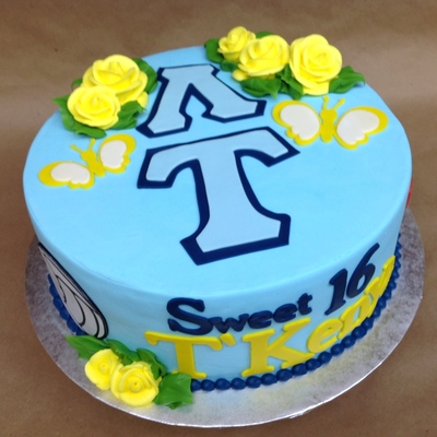 Sweet 16 Sorority Hobby Cake