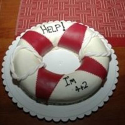 A Cake For Friend Who Is Celebrating His 42Nd Bday