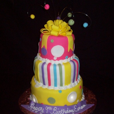 Bow, Stipes, Dots, Lights