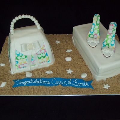 Coach Purse, Shoes On The Beach