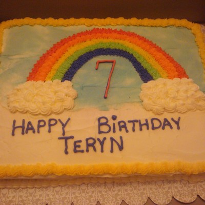 Teryn's Rainbow Cake