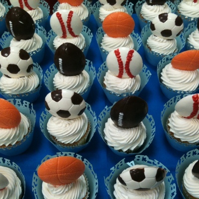 Sports Cupcakes