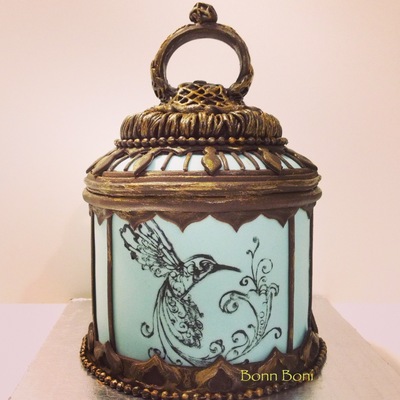 Vintage Bird Cage Cake