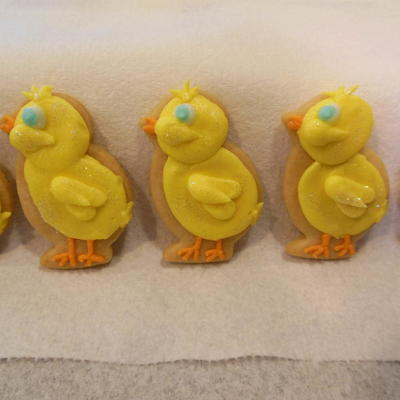 Easter Chick Cookies