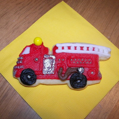 Fire Engine Cookie