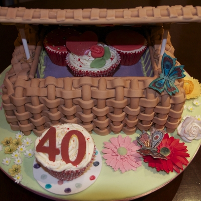 40Th Birthday Picnic Basket