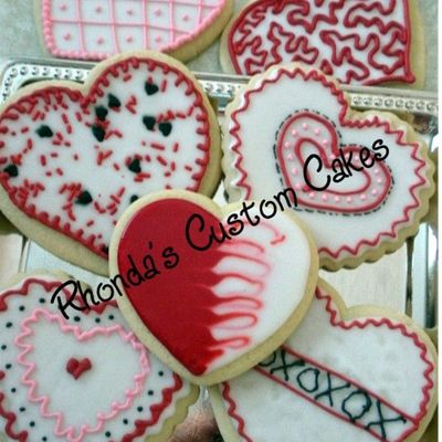 More Valentine Cookies