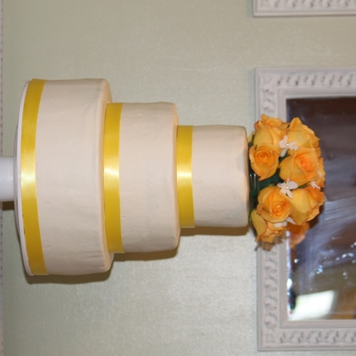 Yellow Wedding Cake