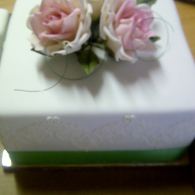 Main Cake For The New Weds To Cut