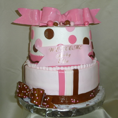 Baby Shower Pink Brown