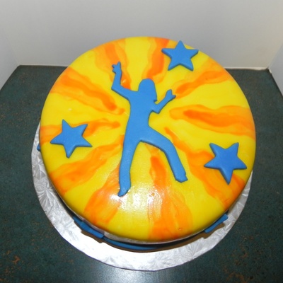 Retro Dance Cake