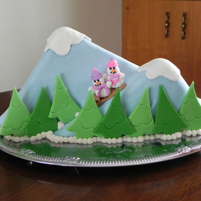 Abby's Sledding Snowman