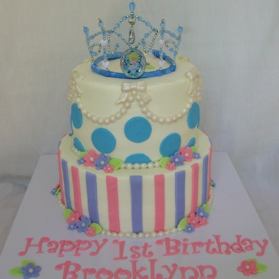 Cinderella 1St Birthday Cake