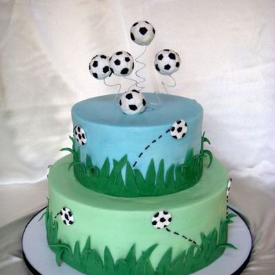 Soccer Team Cake