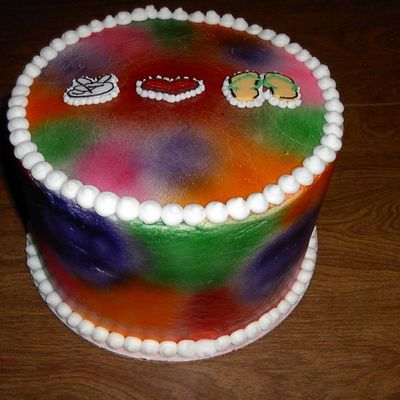 Peace Love Flip Flop Cake