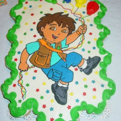 Diego Cupcake Cake