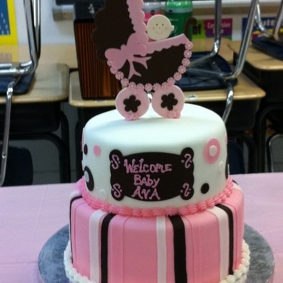 Pink And Brown Stripes