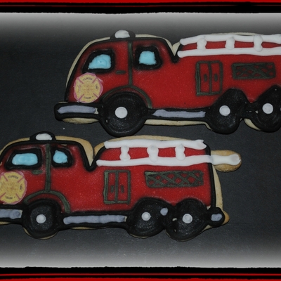 Firetruck Cookies