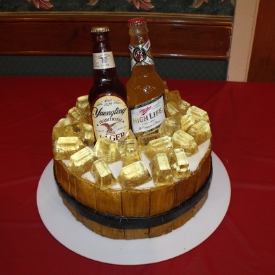 Beer Bottle Wedding Cake