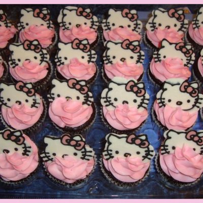 Hello Kitty Cupcakes