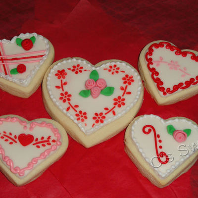 Valentine Heart Cookies