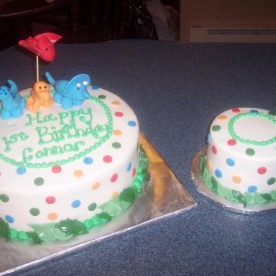 1St Birthday Dinosaur Cake