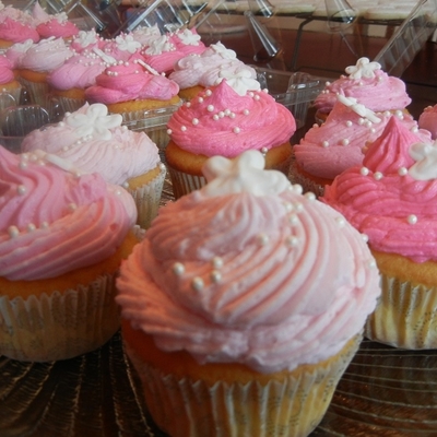 Shades Of Pink Cupcakes