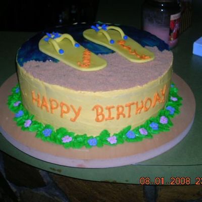 Flip Flops At The Beach