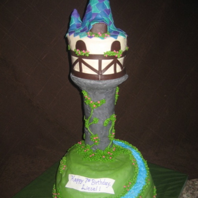 Rapunzel Tangled Tower Cake