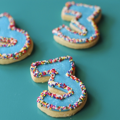 Turning Three Sprinkle Cookies