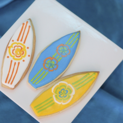 Surfboard Cookies