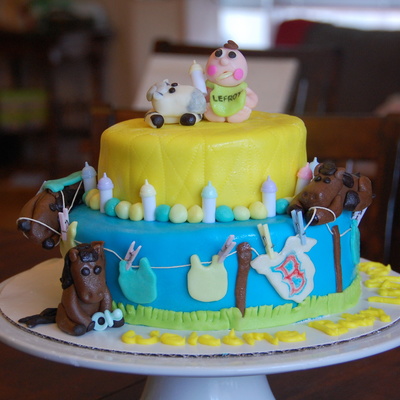 Baby Shower: A Baby And Some Ponies