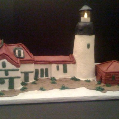 Portland Headlight Lighthouse (All Buttercream)