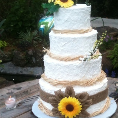 Burlap And Black-Eyed Susans