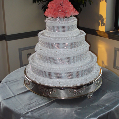 Cake Blanco , Silver Y Coral