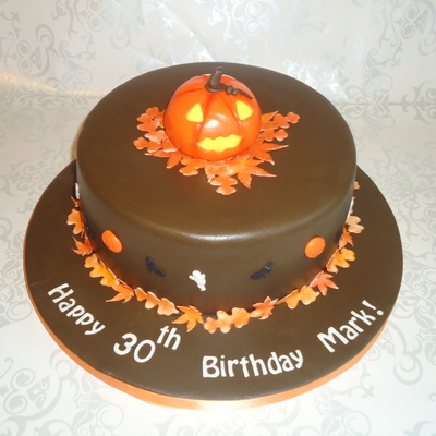 Halloween B'day Cake.