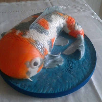 Koi Carp Cake