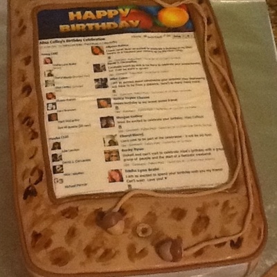 Iphone With Leopard Cover Fondant Hand Painted Edible Image Fb Page