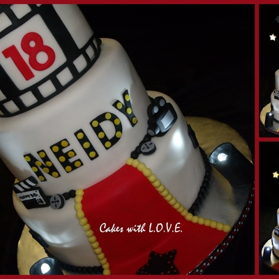 Hollywood Red Carpet Event Cake :)