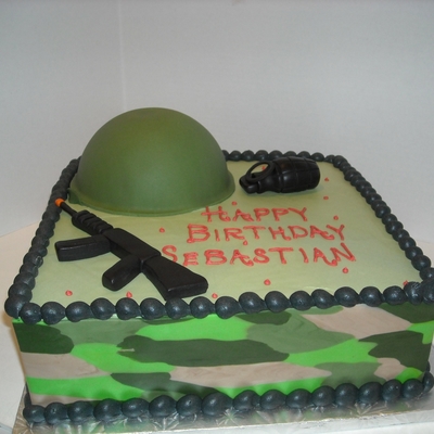 Camo Cake