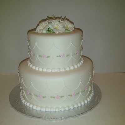 Pretty Bridal Cake