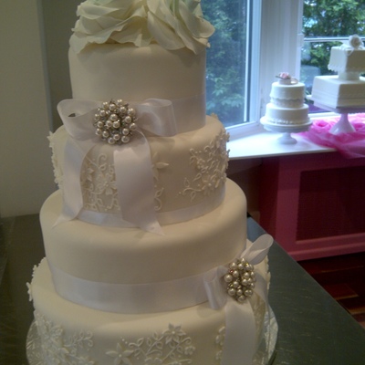 Beautiful White On White For A Lovely Young Couple They Were So Fun To Work With
