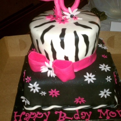 Marble Cake With Nutella Mousse Filling