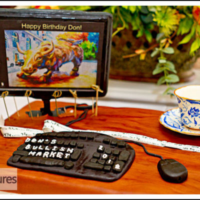 Tea And Stock Exchange - Computer Cake