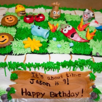 Plants Cake Decorating Photos