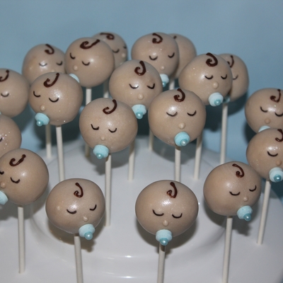 Baby Boy Cake Pops